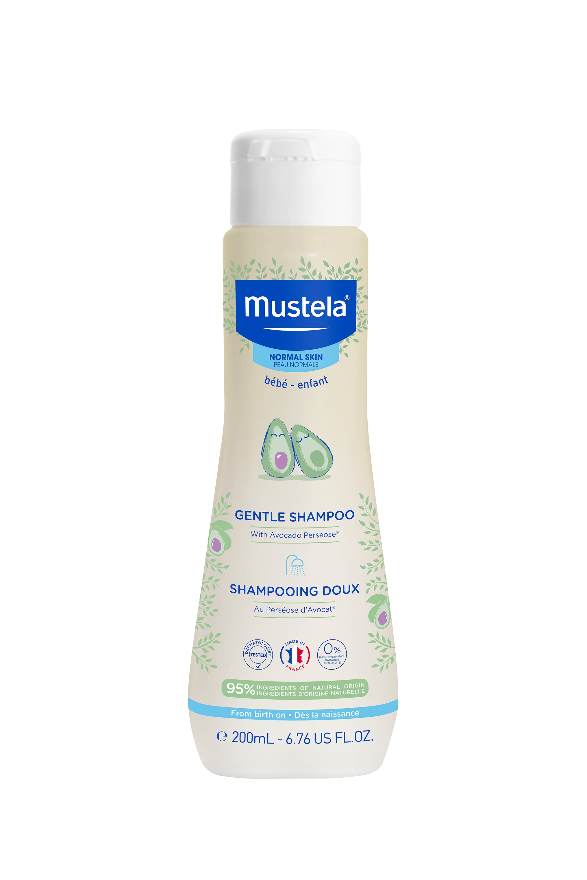 Mustela Bebé Champô Suave 200ml - Farmácia Garcia