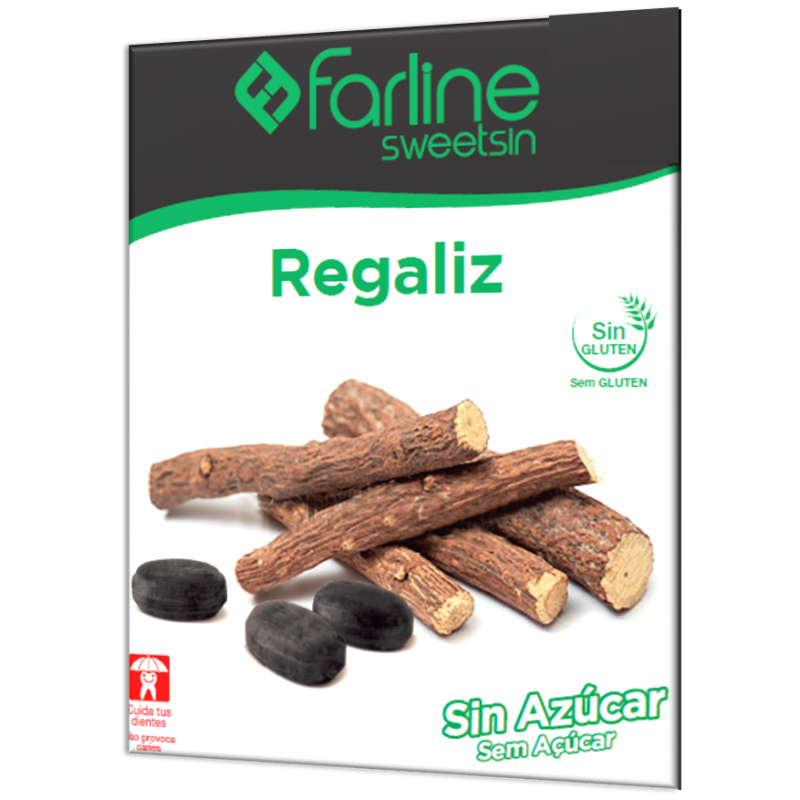 Farline Sweetsin Regaliz Rebuçados - Farmácia Garcia