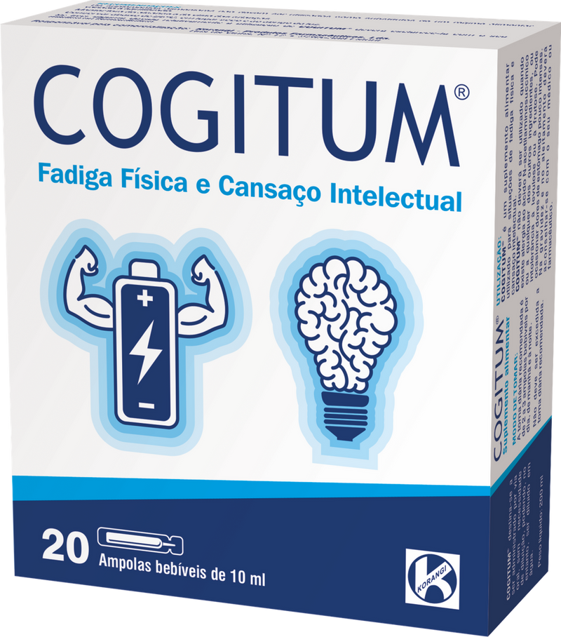 Cogitum 20 Ampolas 250mg/10ml - Farmácia Garcia