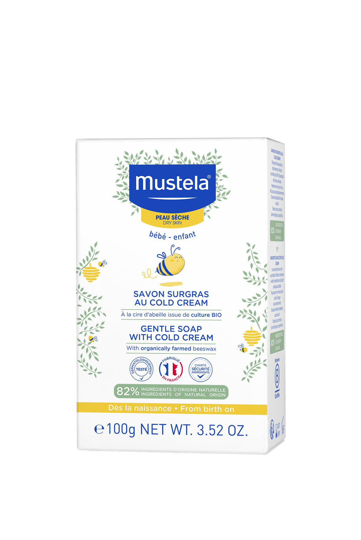 Mustela Bebé Sabonete Suave com Cold Cream - Farmácia Garcia