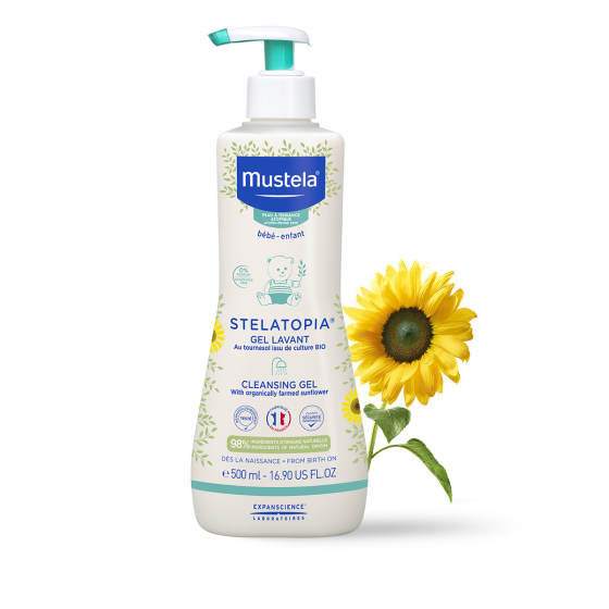 Mustela Bebe Pele Atopica Stelatopia Gel Lavante 500Ml - Farmácia Garcia