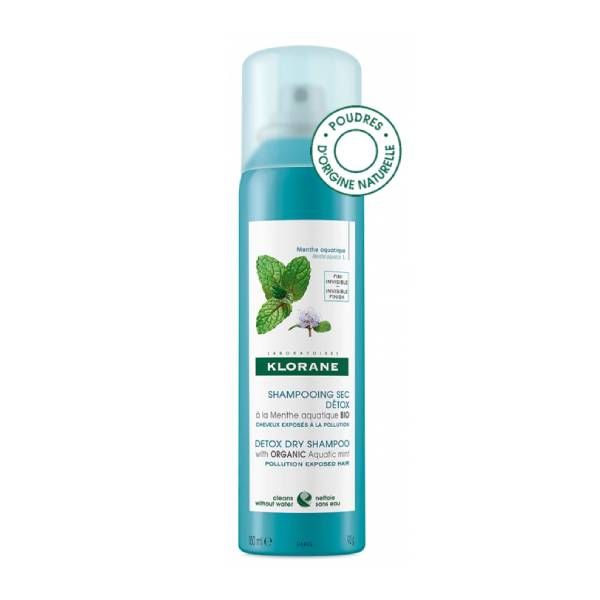Klorane Capilar Champo Seco Detox Menta 150ml - Farmácia Garcia