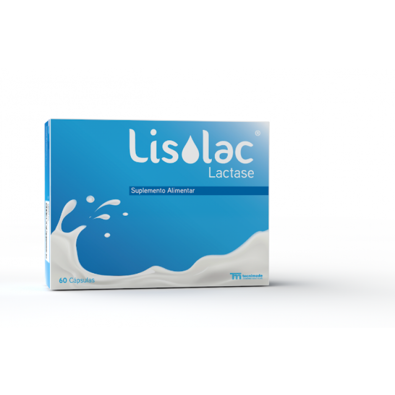 Lisolac Lactase 60 Cápsulas - Farmácia Garcia