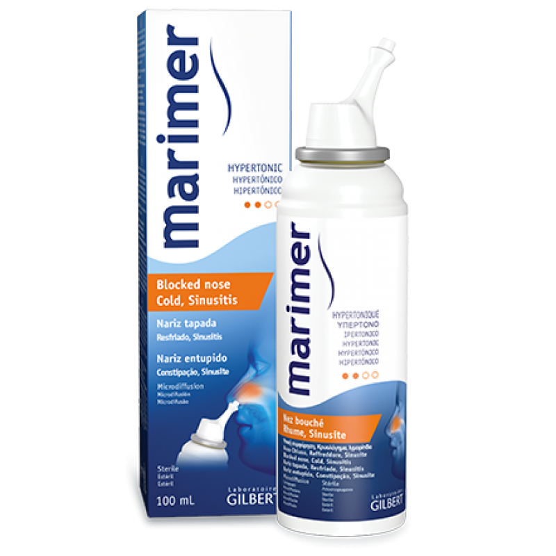 Marimer Hipertónico Água do Mar 100ml - Farmácia Garcia
