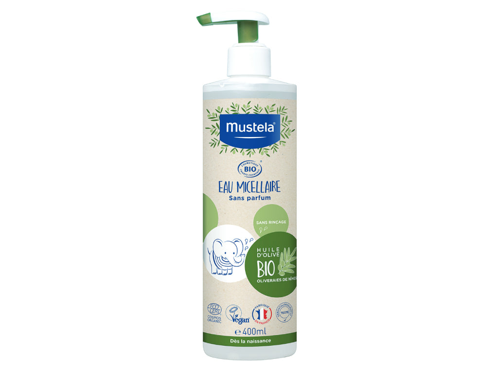 Mustela Bio Agua Micelar Sem Perfume 400Ml - Farmácia Garcia