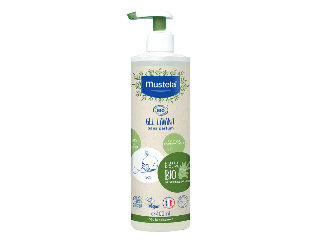 Mustela Bio Gel De Banho Sem Perfume 400Ml - Farmácia Garcia