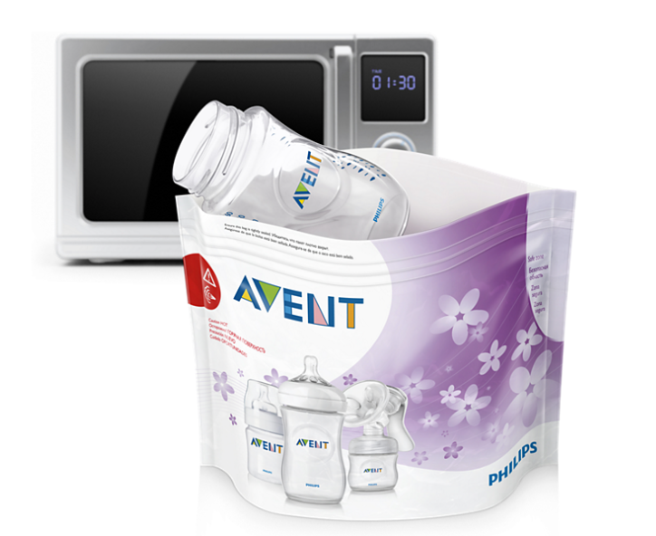 Philips Avent Sacos Esterilização para Microondas x5 - Farmácia Garcia