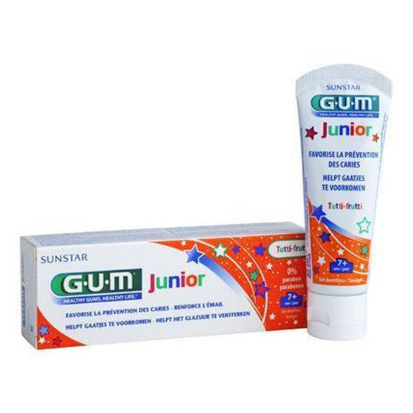GUM Junior Pasta Dentes Tutti Frutti 50ml - Farmácia Garcia
