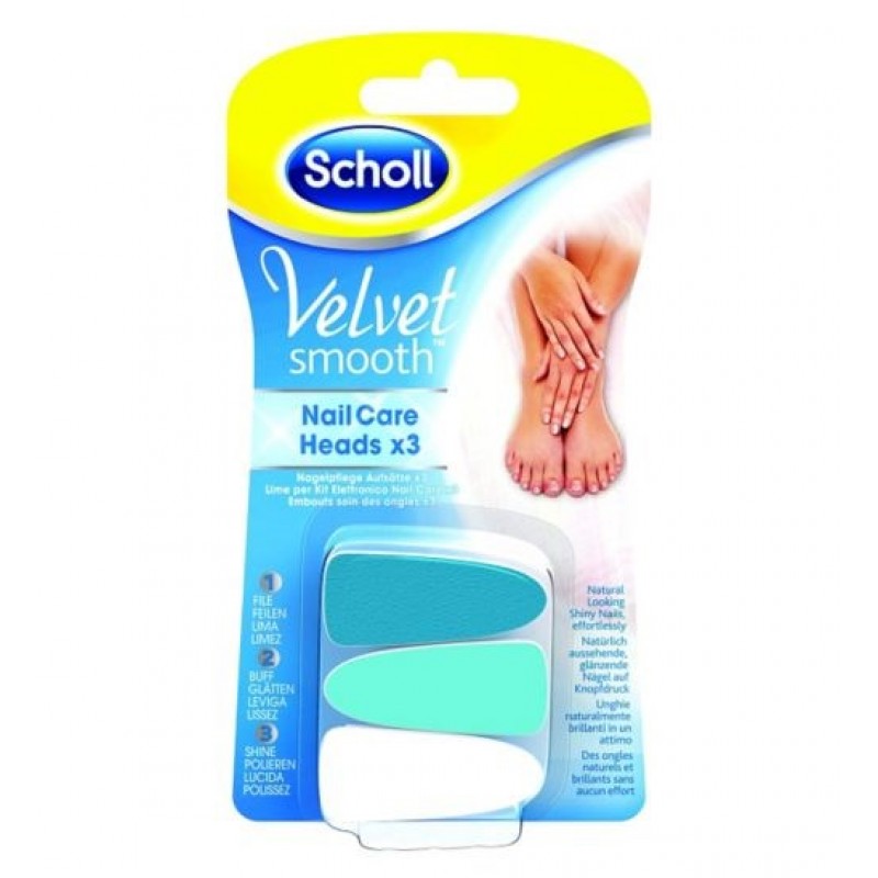 Scholl Velvet Smooth Recarga Lima Elétrica x3 - Farmácia Garcia