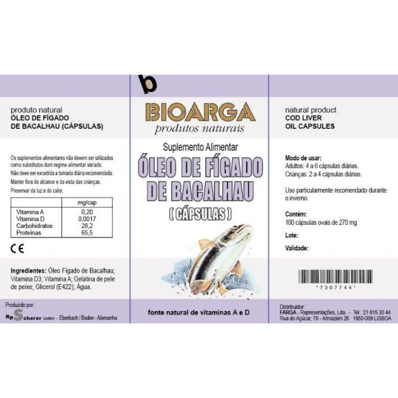 Bioarga Óleo Fígado Bacalhau - Farmácia Garcia