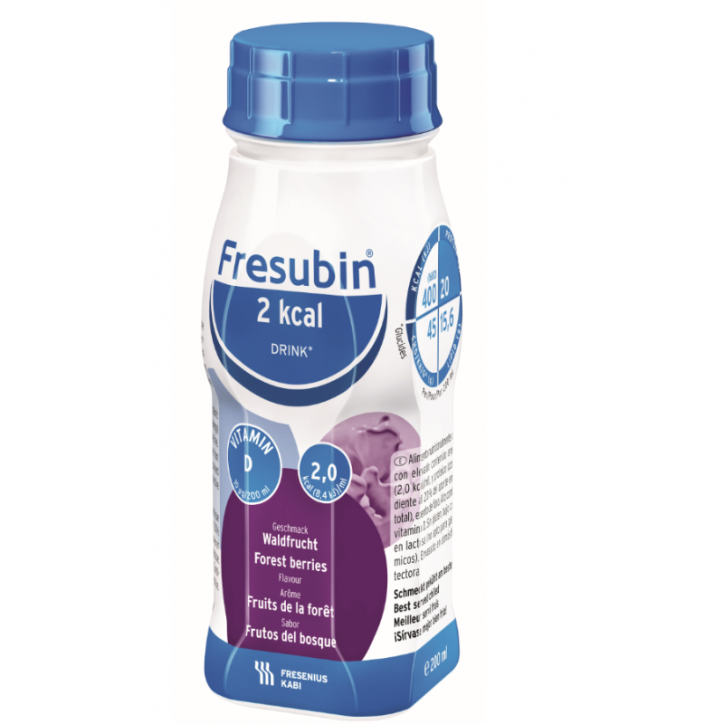 Fresubin 2kcal HP Frutos Silvestres 4 Frascos 200ml - Farmácia Garcia