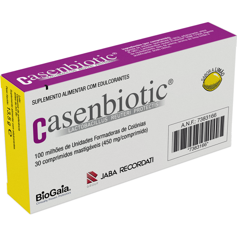 Casenbiotic 30 Comprimidos Mastigáveis - Farmácia Garcia