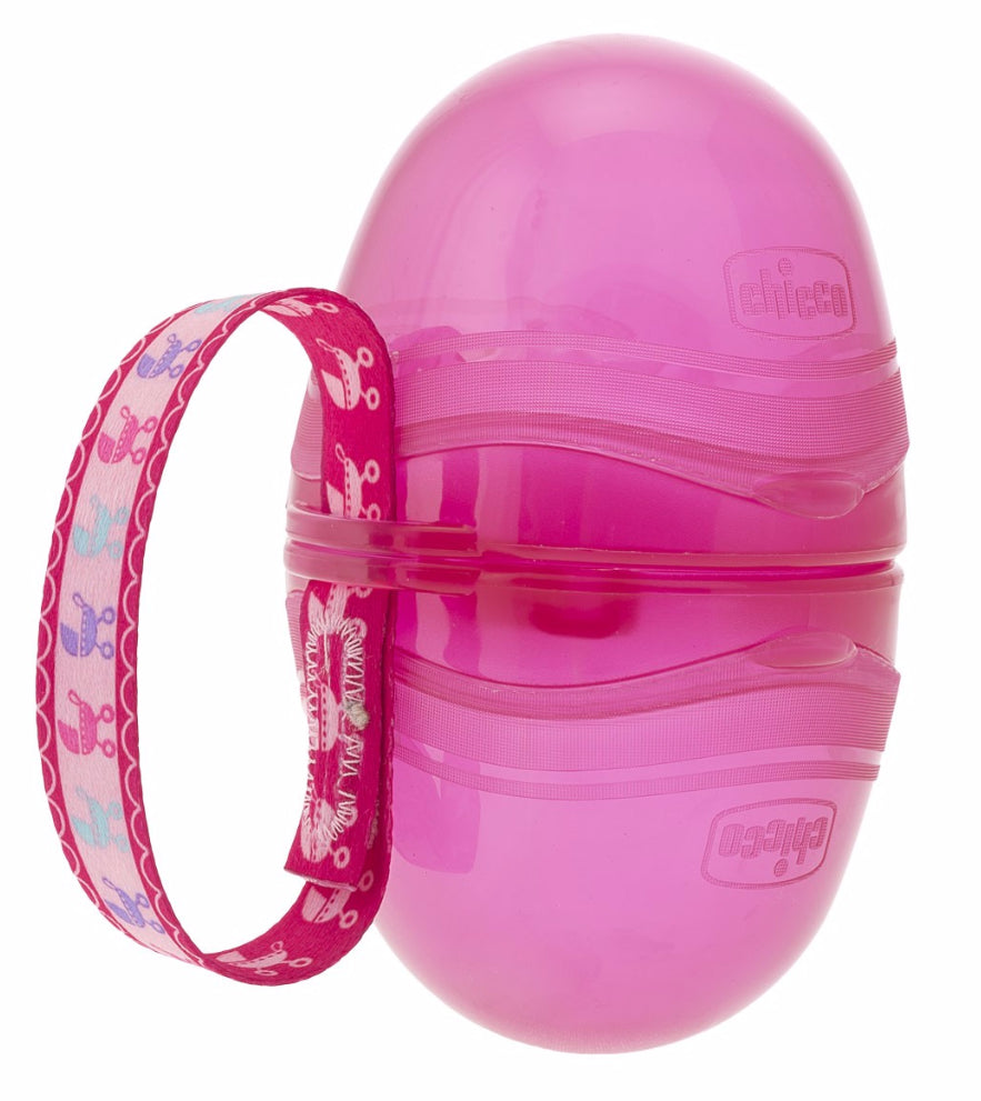 Chicco Porta Chupeta Duplo Rosa - Farmácia Garcia