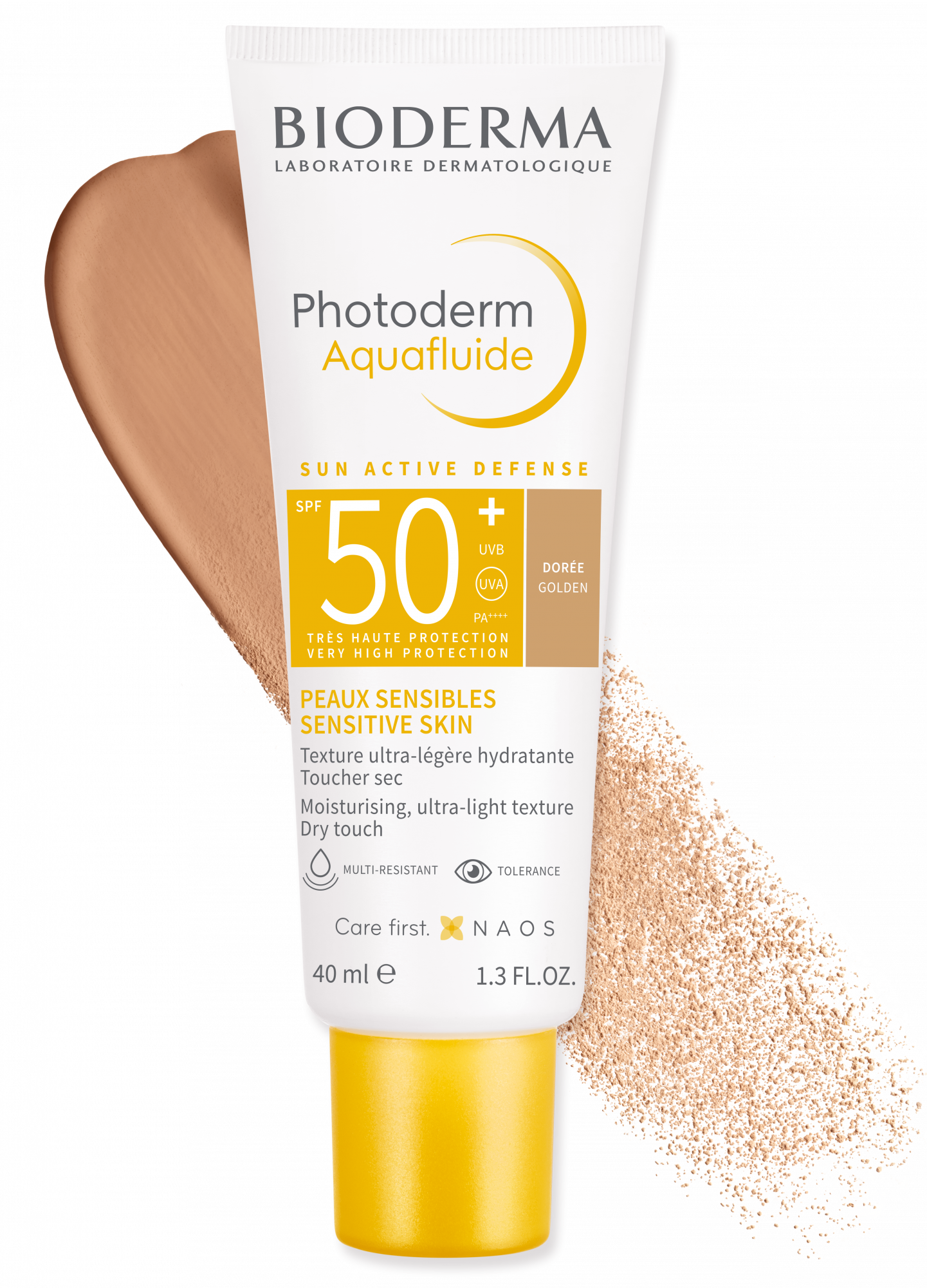 Bioderma Photoderm Aquafluide SPF 50+ 40ml Dourado - Farmácia Garcia