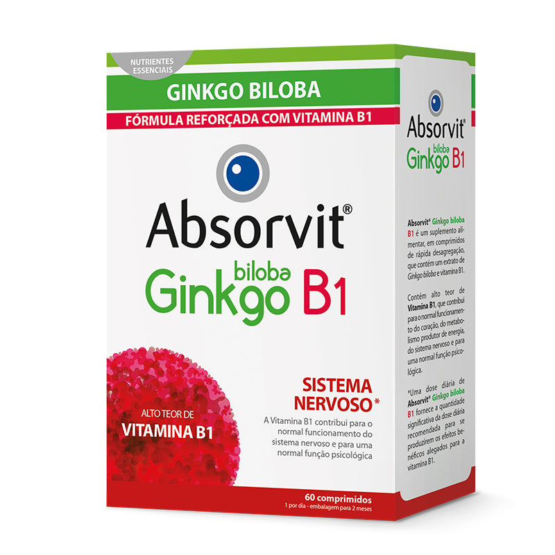 Absorvit Ginkgo+B1 - Farmácia Garcia