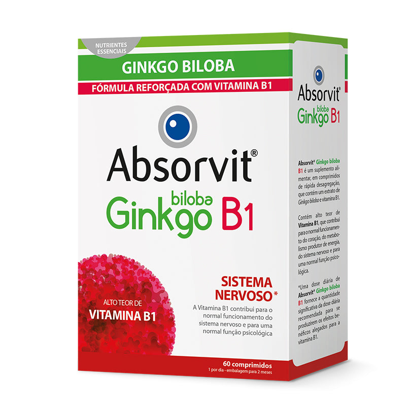 Absorvit Ginkgo+B1 - Farmácia Garcia