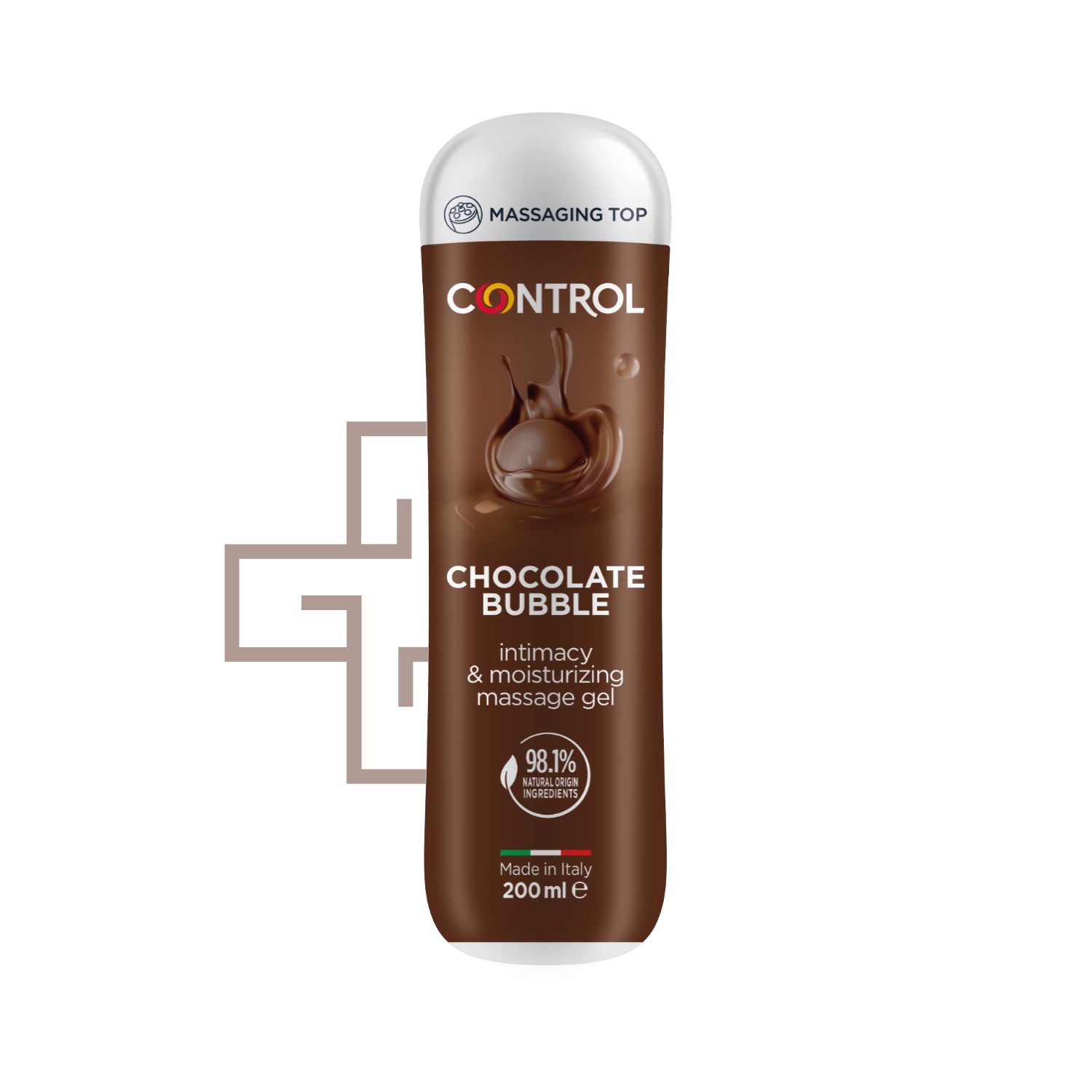 Control Gel Massagem Chocolate Bubble 200ml - Farmácia Garcia