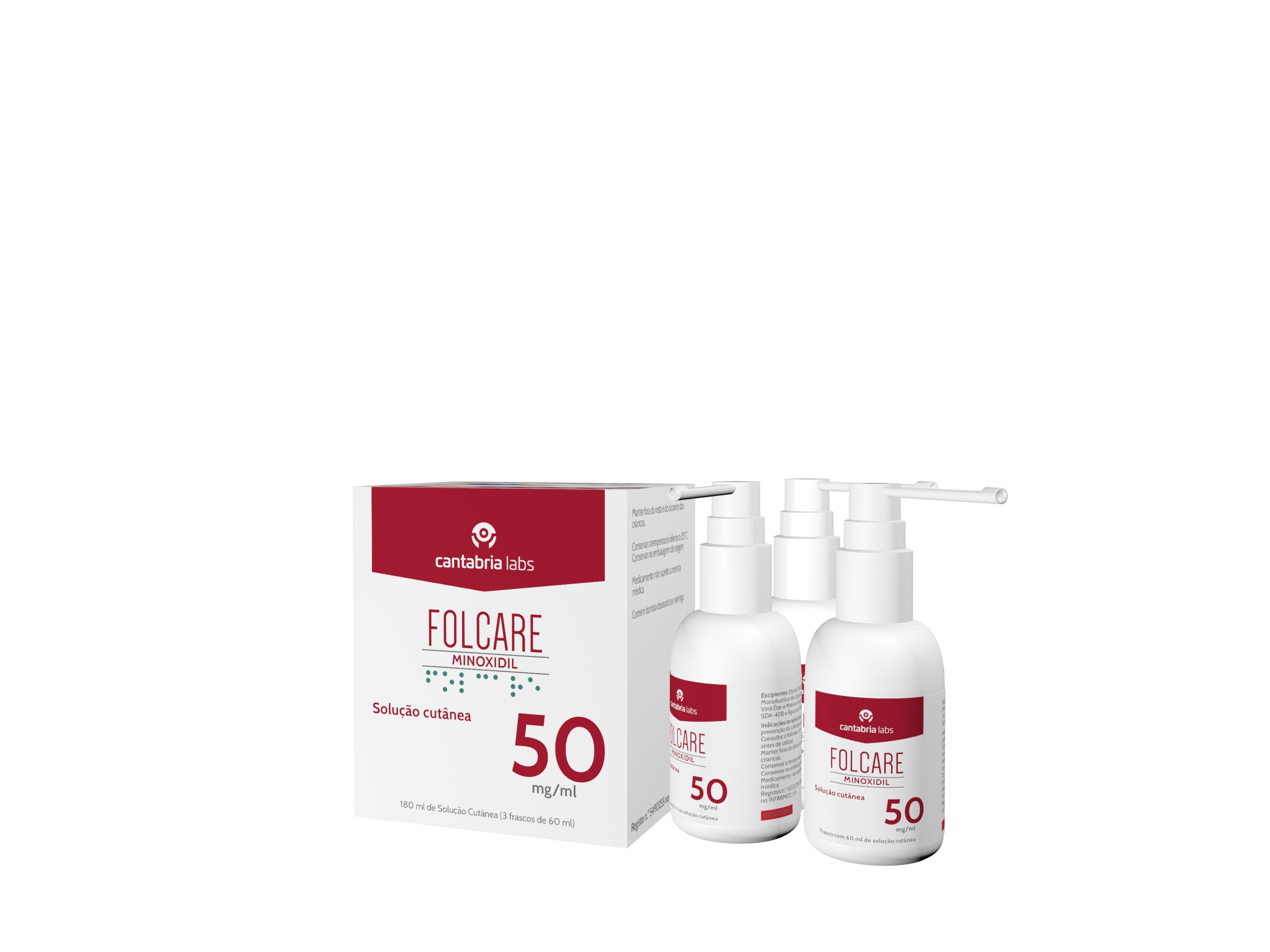 Folcare, 50 mg/mL-60 mL x 3 frascos - Farmácia Garcia