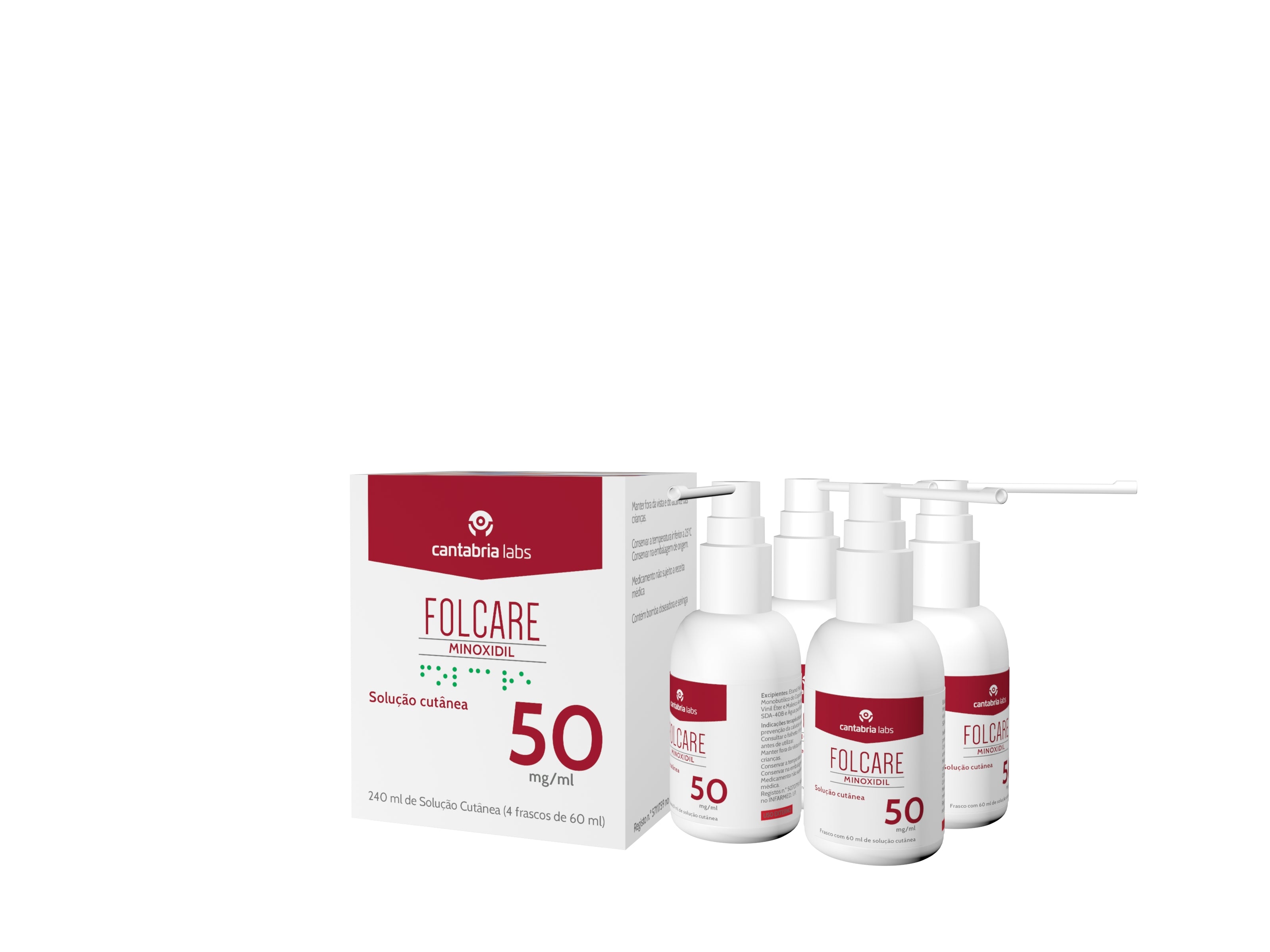 Folcare, 50 mg/mL-60 mL x 4 frascos - Farmácia Garcia
