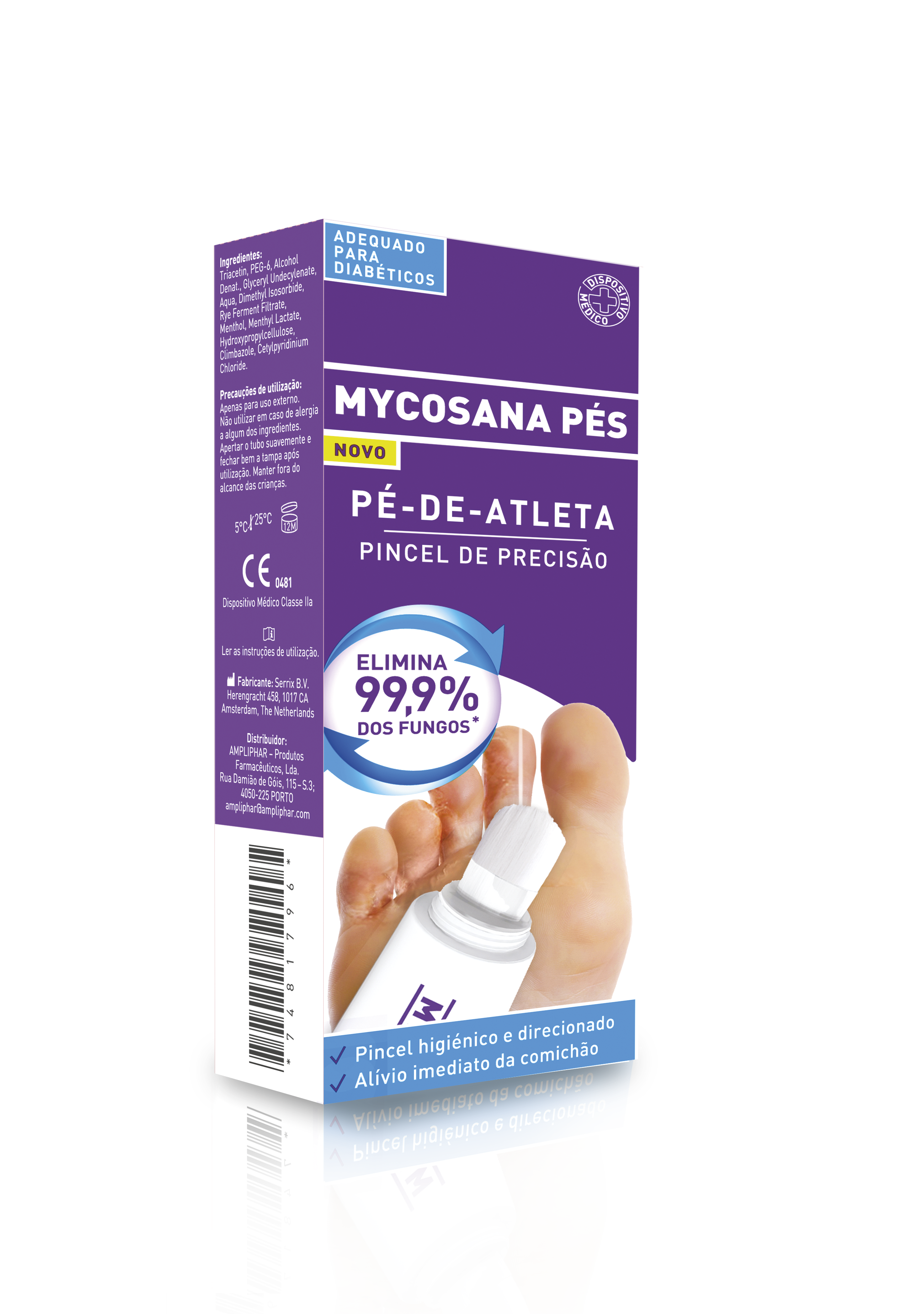 Mycosana Pé-de-Atleta 15ml + Pincel - Farmácia Garcia