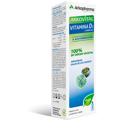 Arkovital Vitamina D3 Gotas 15ml - Farmácia Garcia