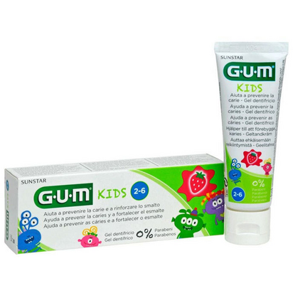 GUM Kids Pasta Dentes Morango 50ml - Farmácia Garcia