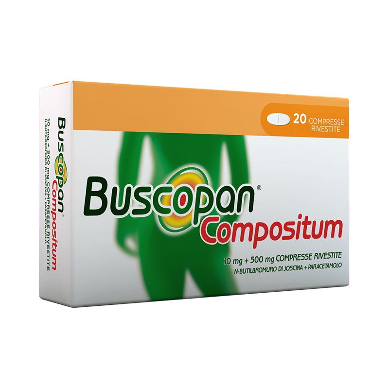 Buscopan Compositum N 10/500mg 20 Comprimidos Revestidos - Farmácia Garcia
