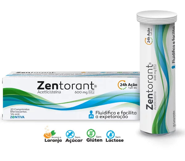 Zentorant 600mg 20 Comprimidos Efervescentes - Farmácia Garcia