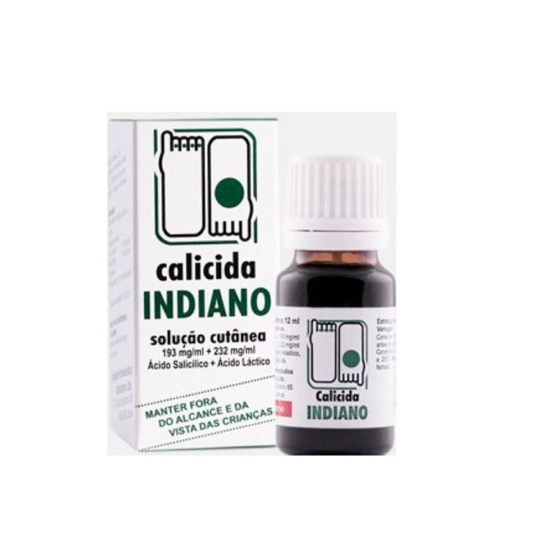 Calicida Indiano Solução Cutânea 12ml - Farmácia Garcia