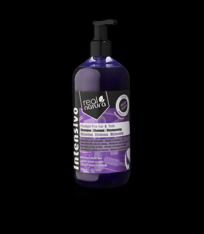 Real Natura Champô Sem Sal Pro-Cor & Tom 500ml - Farmácia Garcia