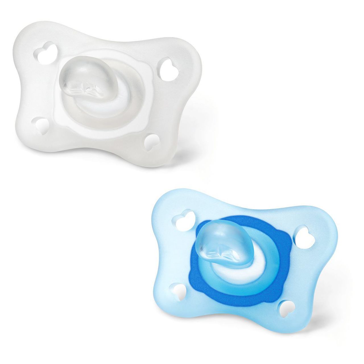 Chicco Chucha Mini Soft 0-2m Boy x2 unidades - Farmácia Garcia