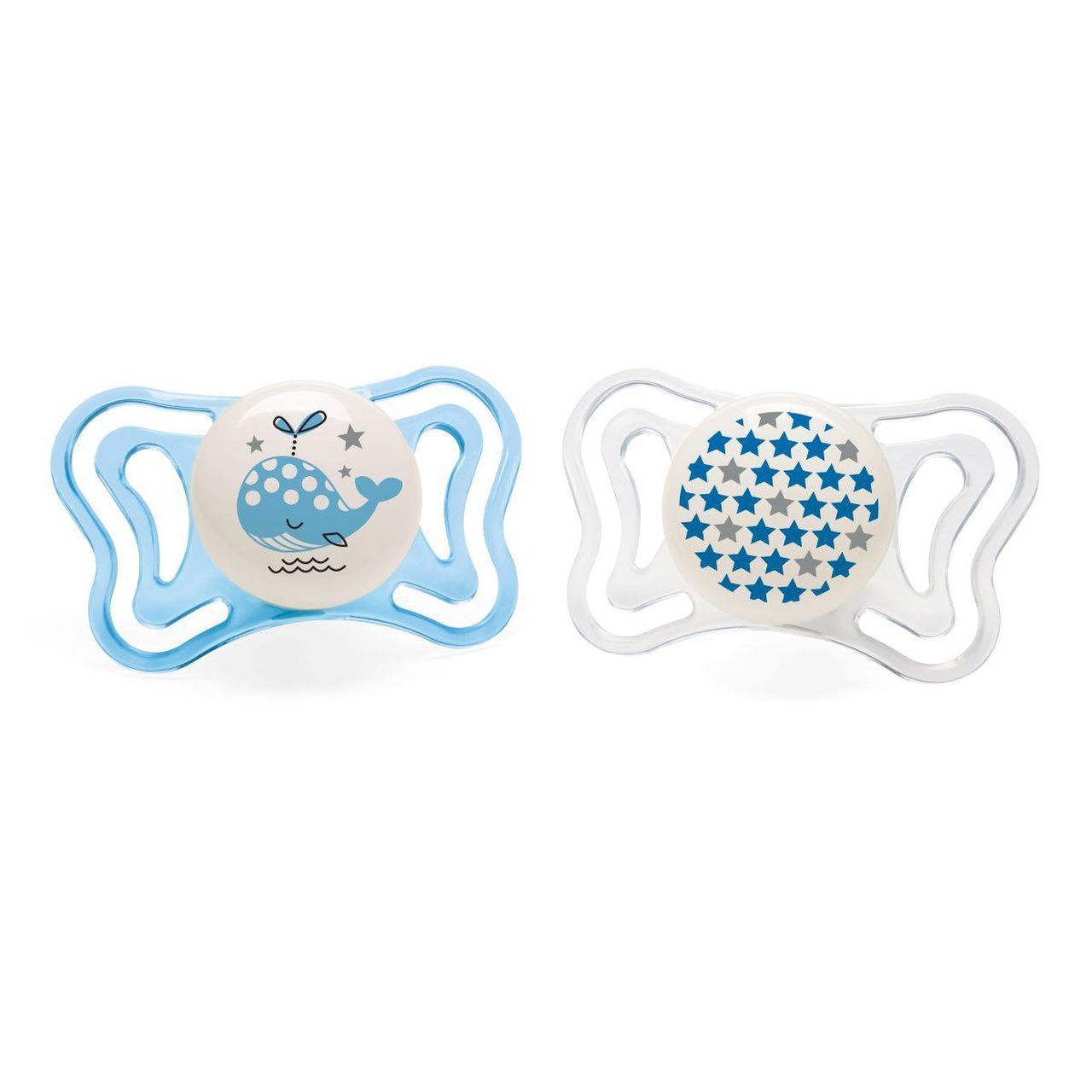 Chicco Chucha Physio Light Luminosa Silicone 2-6m x 2 unidades - Farmácia Garcia