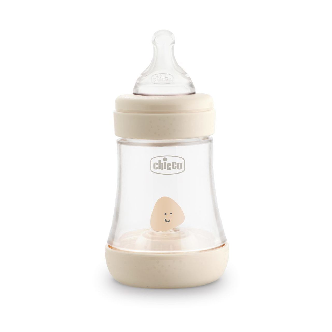 Chicco Biberão Perfect5 Beige Silicone Slow 150 ml - Farmácia Garcia