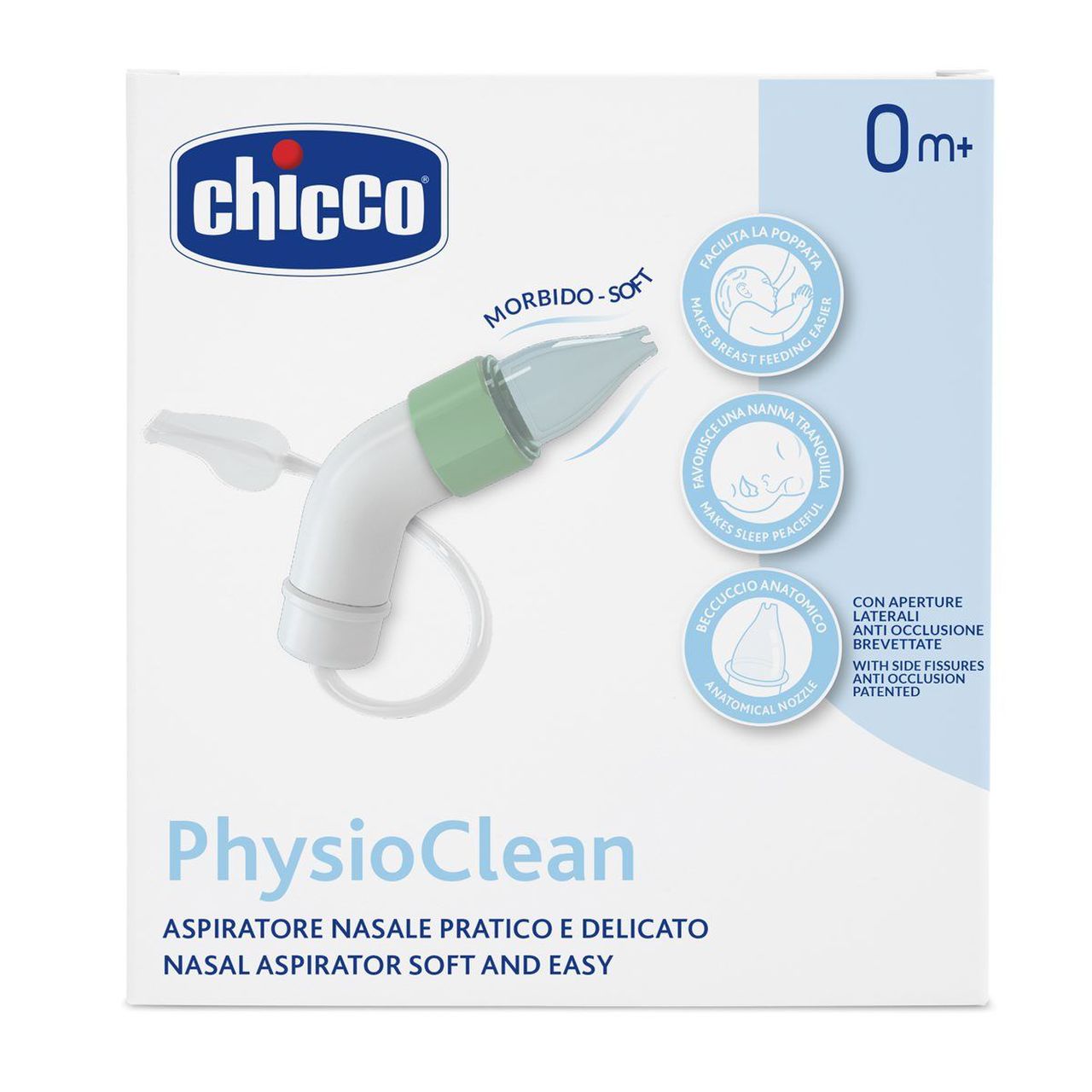 Chicco Aspirador Nasal Physioclean 0m+ - Farmácia Garcia