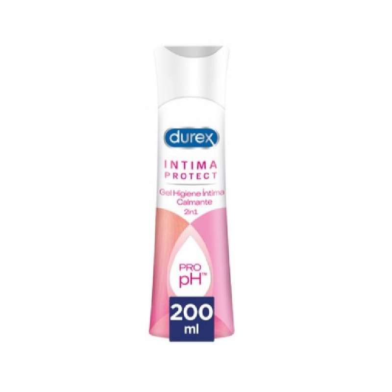 Durex Intima Protect Gel Higiene Íntima Calmante 200ml - Farmácia Garcia