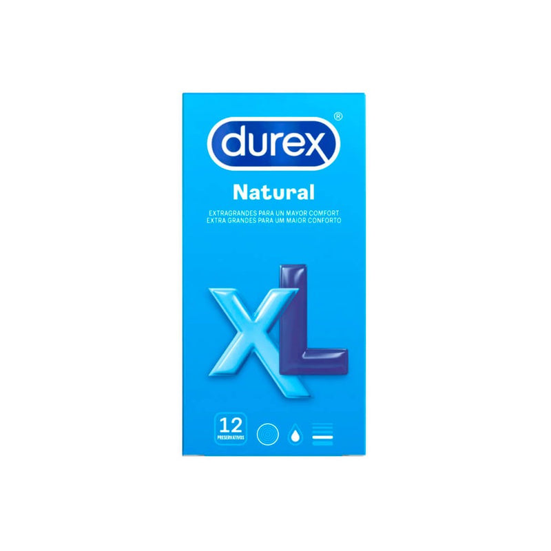 Durex Natural Preservativos XL 12 unidades - Farmácia Garcia
