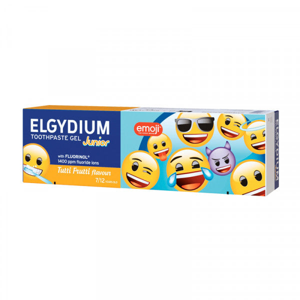 Elgydium Junior Gel Dentífrico Tutti-Frutti Emoji 50ml - Farmácia Garcia