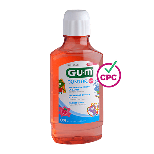GUM Junior Colutório Morango 300ml - Farmácia Garcia