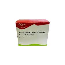 Glucosamina Ciclum MG, 1500 mg x 60 pó sol oral saq - Farmácia Garcia