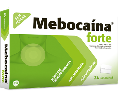 Mebocaína Forte 24 Pastilhas - Farmácia Garcia