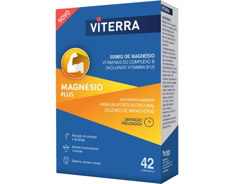 Viterra Magnésio Plus Comprimidos x42 - Farmácia Garcia