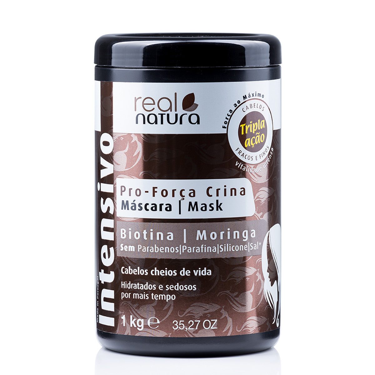 Real Natura Pro-Força Crina Máscara 1kg - Farmácia Garcia