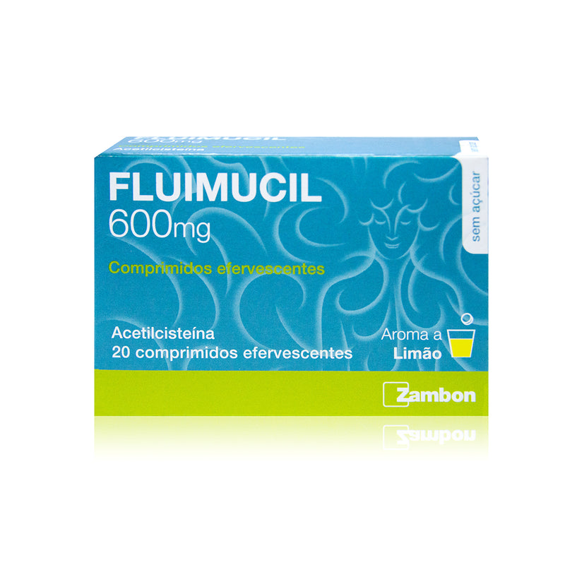 Fluimucil, 600 mg x 20 comprimidos efervescentes - Farmácia Garcia