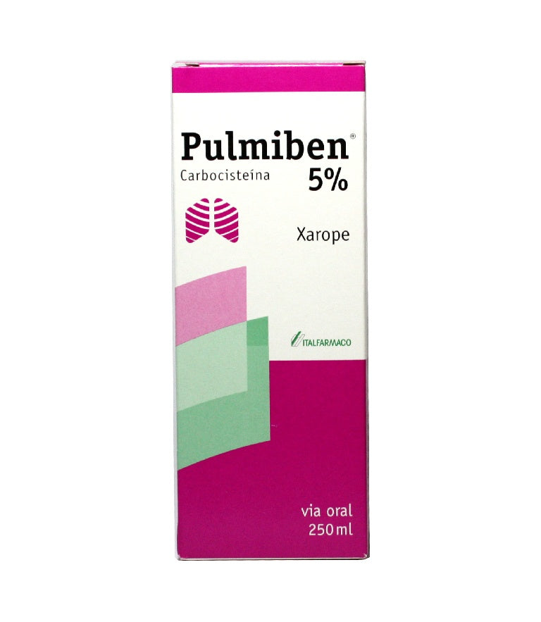 Pulmiben 5%, 50 mg/mL-250 mL x 1 xar mL - Farmácia Garcia