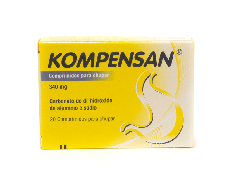 Kompensan 340 mg x 20 comp mast - Farmácia Garcia