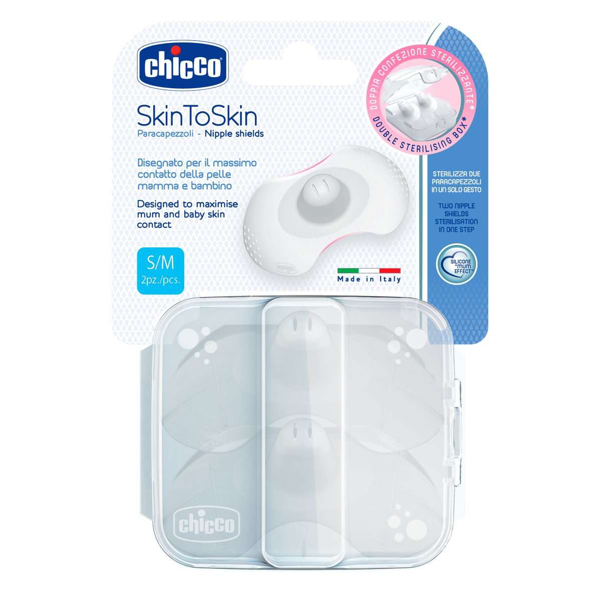Chicco Protector Seios Silicone S-M - Farmácia Garcia