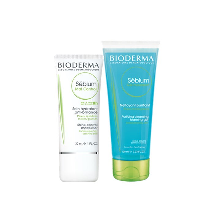 Sébium MAT Creme Matificante 30ml + Gel Moussant 100ml - Farmácia Garcia