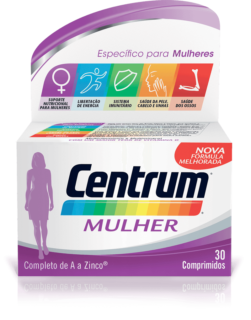 Centrum Mulher Comprimidos x30 - Farmácia Garcia