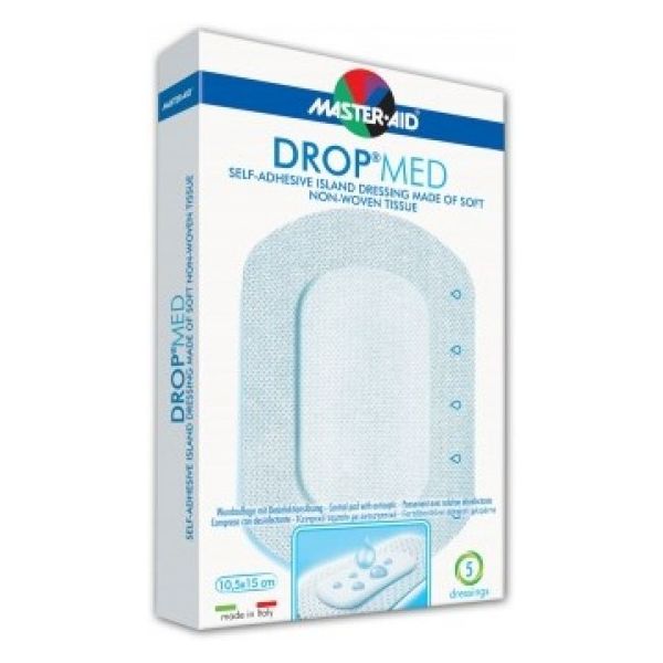 Masteraid Dropmed Penso Pos-Operatorio 10,5x15cm X5 unidades - Farmácia Garcia