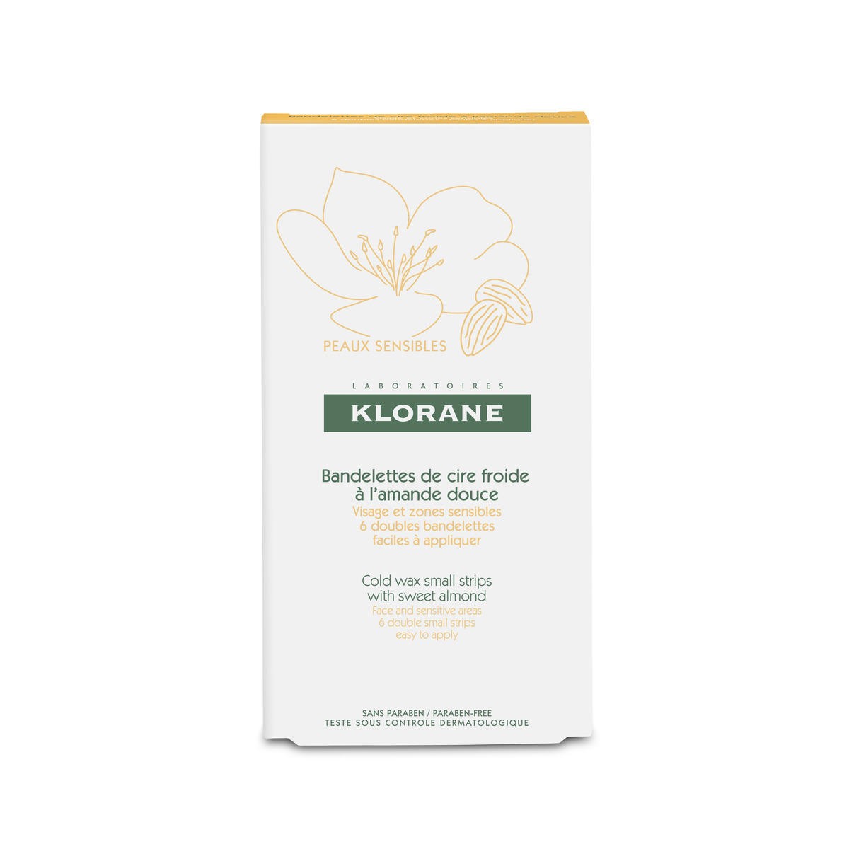 Klorane Bandas Cera Fria Rosto x6 - Farmácia Garcia